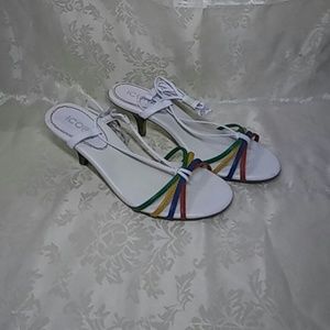 Multi colored heels